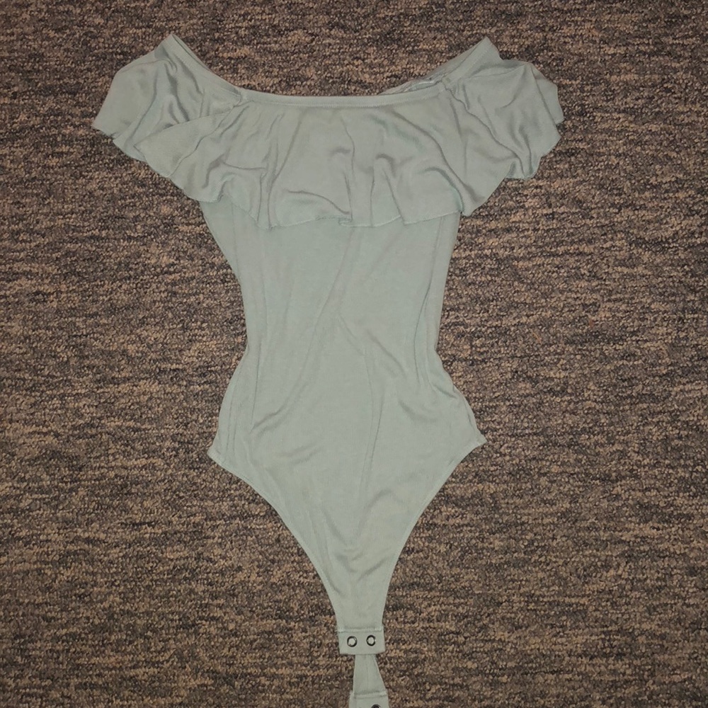 Turquoise body suit from Express